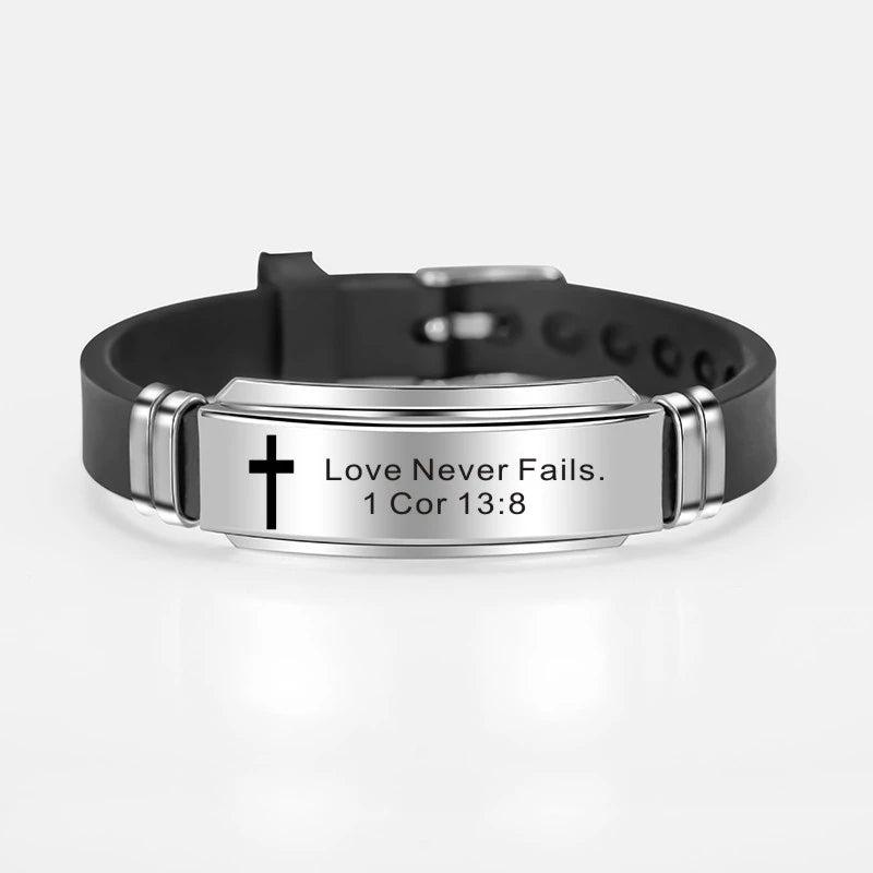 Jesus Scripture Quote Bracelet