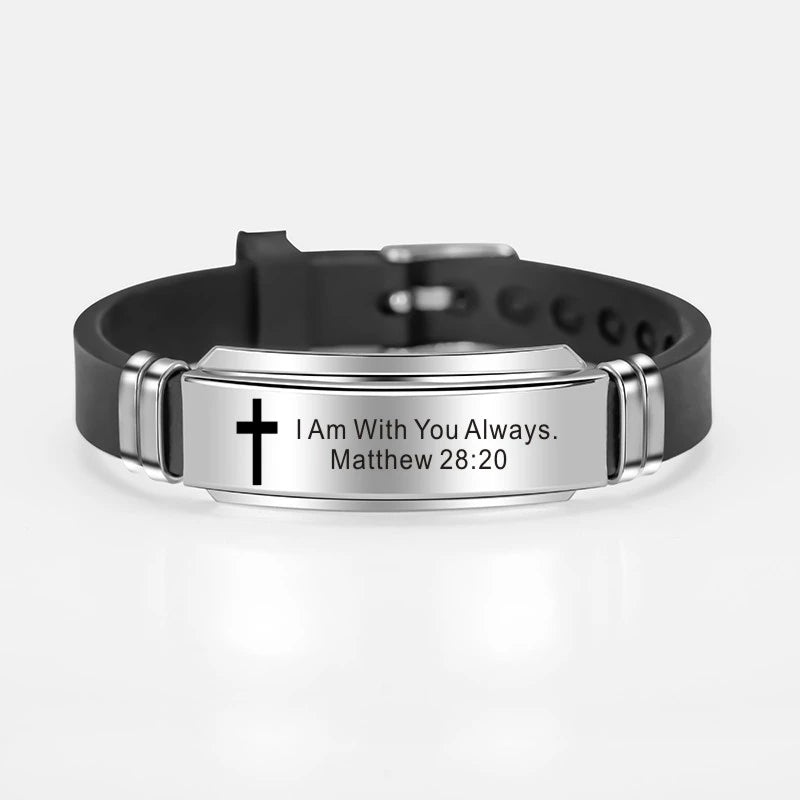 Jesus Scripture Quote Bracelet