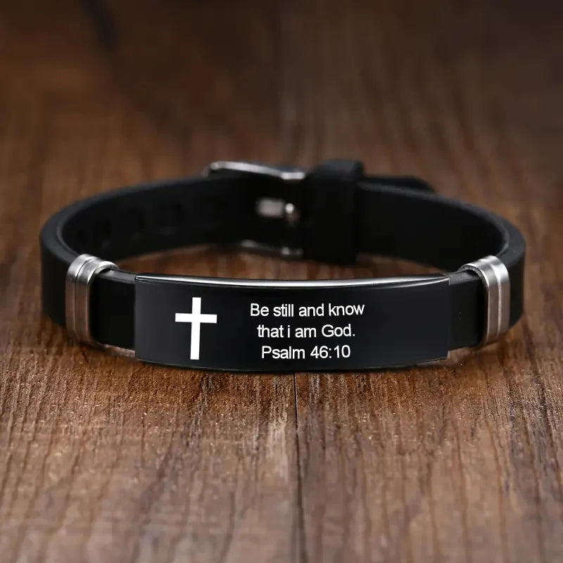 Christian Cross Bible Verse Bracelet