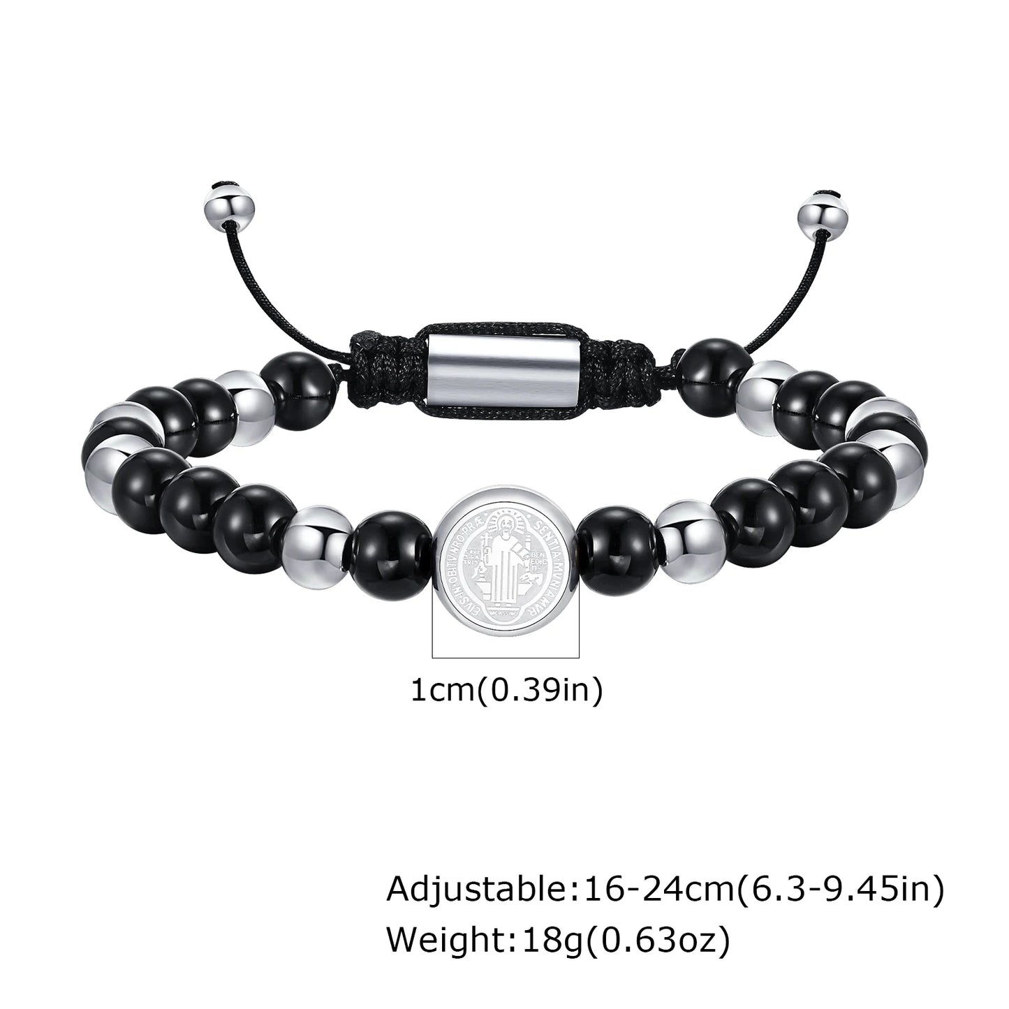 Saint Benedict Beaded Bracelet