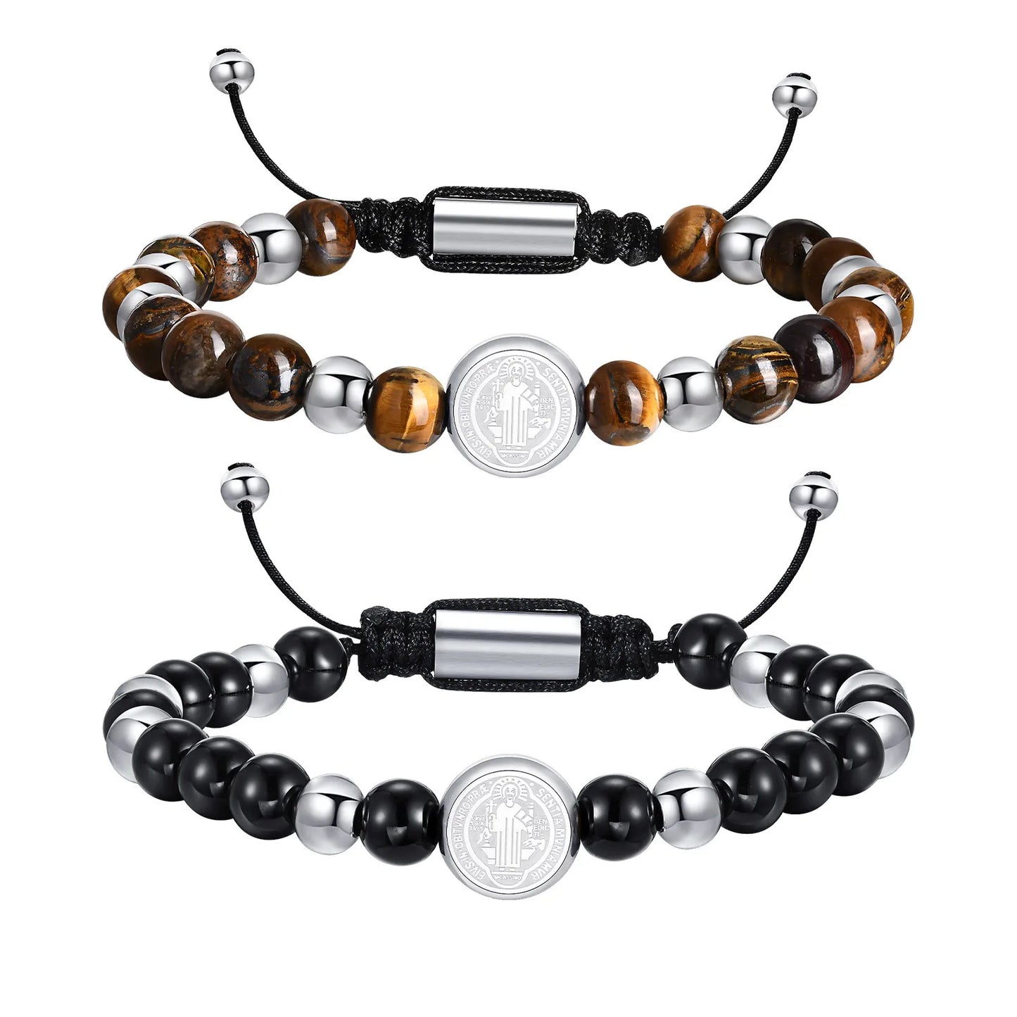 Saint Benedict Beaded Bracelet