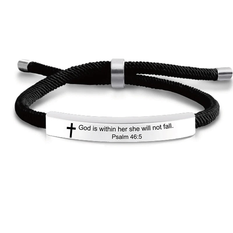 Jesus Scripture Quote Bracelet