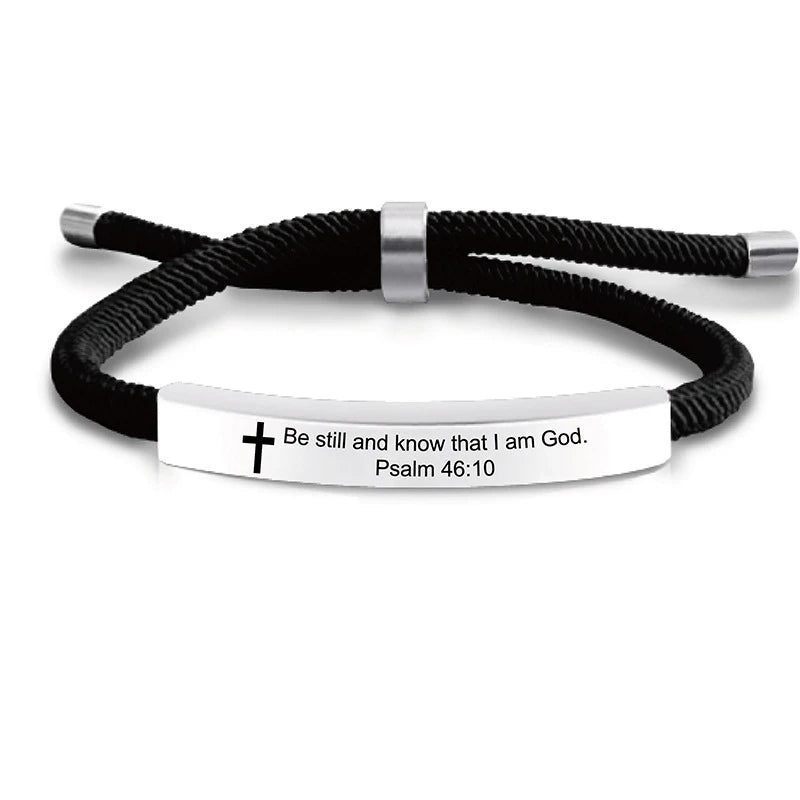 Jesus Scripture Quote Bracelet
