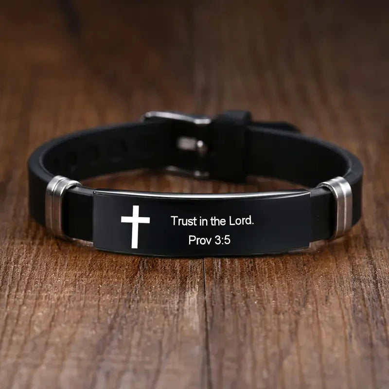 Christian Cross Bible Verse Bracelet