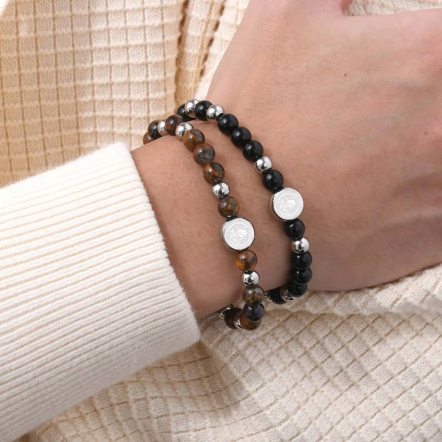 Saint Benedict Beaded Bracelet