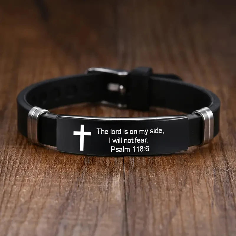 Christian Cross Bible Verse Bracelet