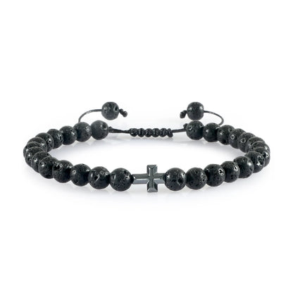 Natural Stone Prayer Bracelet