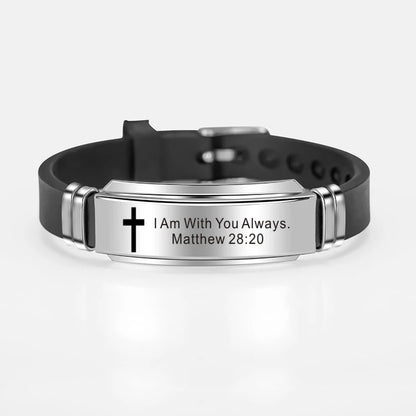 Jesus Scripture Quote Bracelet