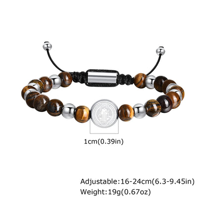 Saint Benedict Beaded Bracelet