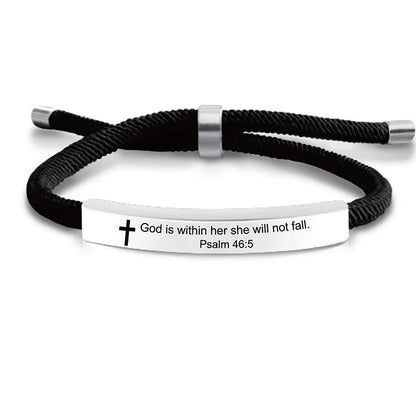 Jesus Scripture Quote Bracelet