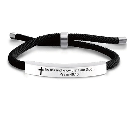 Jesus Scripture Quote Bracelet