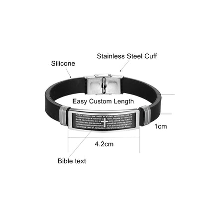 Christian Prayer Text Bracelets